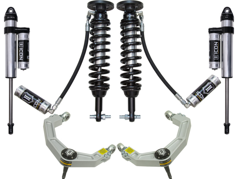 ICON K93094 2015+ fits Ford F-150 2WD 1.75-3in Stage 4 Suspension System w/Billet Uca