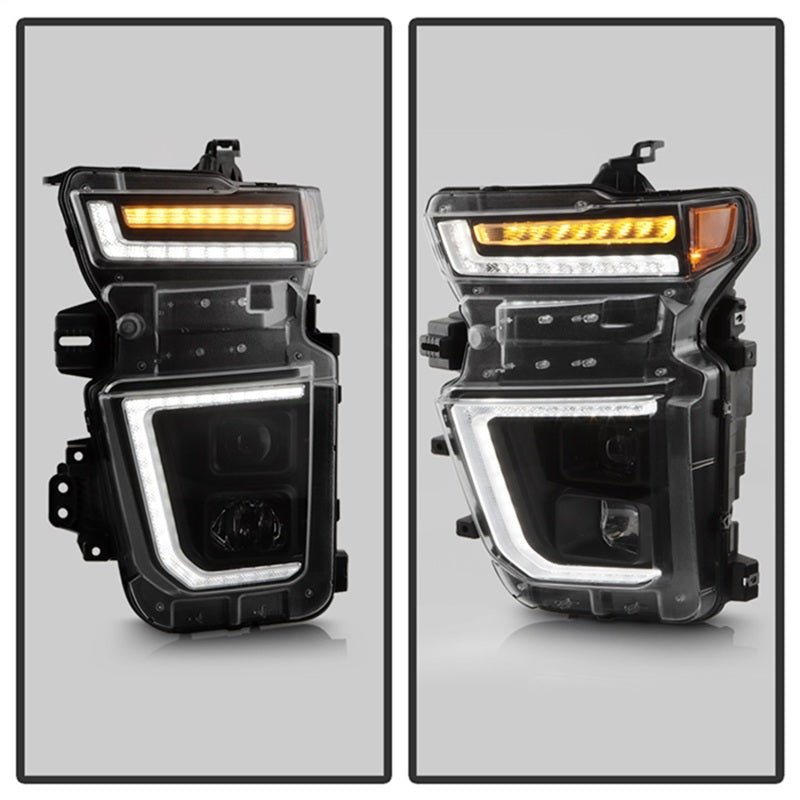 Spyder 5088796 20-23 fits Chevy Silverado 2500/3500 Proj Headlights - LED DRL -