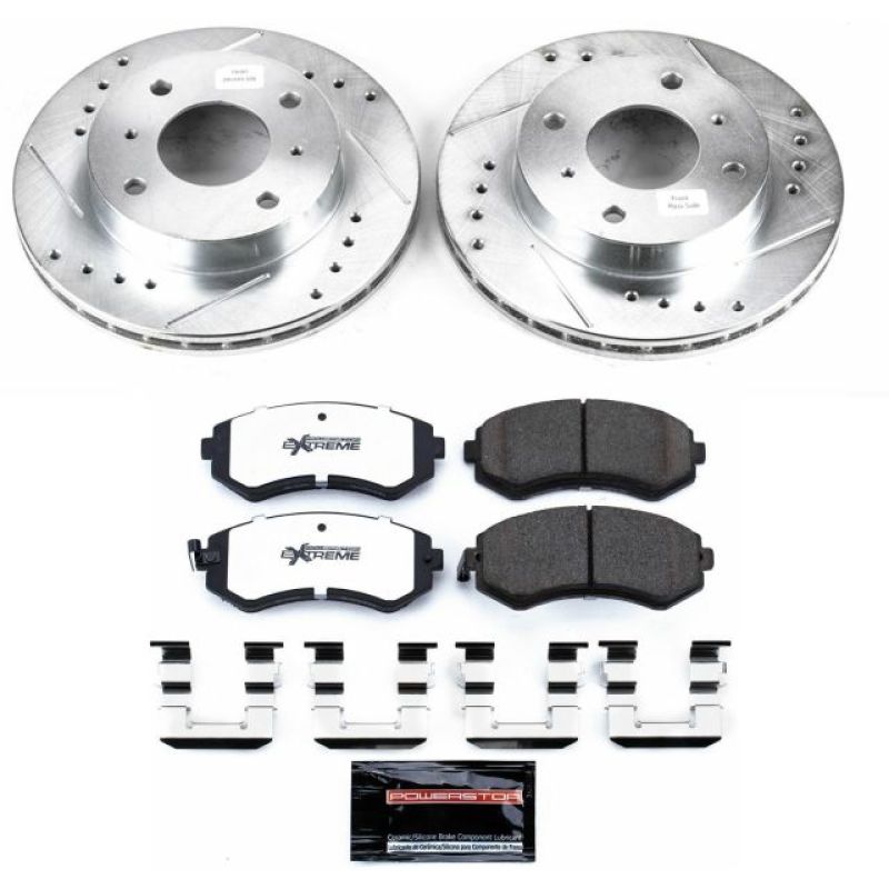 PowerStop K654-26 89-96 fits Nissan 240SX Front Z26 Street Warrior Brake Kit
