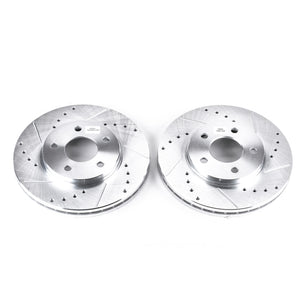 PowerStop fits Chevrolet 04-08 Malibu Front Evolution Drilled & Slotted Rotors -