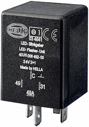 Hella LA009492001 Flasher Unit Led 24V 2+1