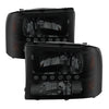 9030215 Xtune fits Ford 99-04 F250 F350 Super Duty 1Pc Headlights w/ LED Black
