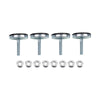Wehrli WCF207-60 Modular Steel Work Bench Leveling Feet Kit, for 4 legs