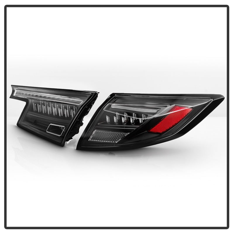 Spyder 5089113 Apex 22-24 fits Honda Civic 5-Door LED Tail Lights - Black (ALT-