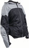 Speed and Strength 609920 Starstruck Mesh Jacket Grey/Black Womens - Medium