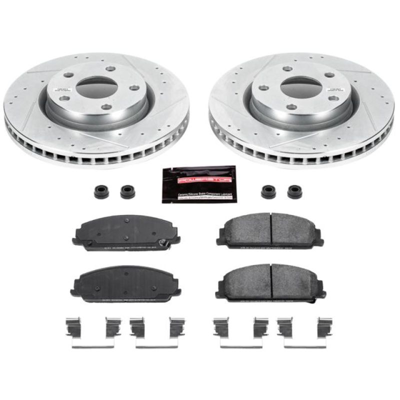 PowerStop K5526 fits Pontiac 08-09 G8 Front Z23 Evolution Sport Brake Kit