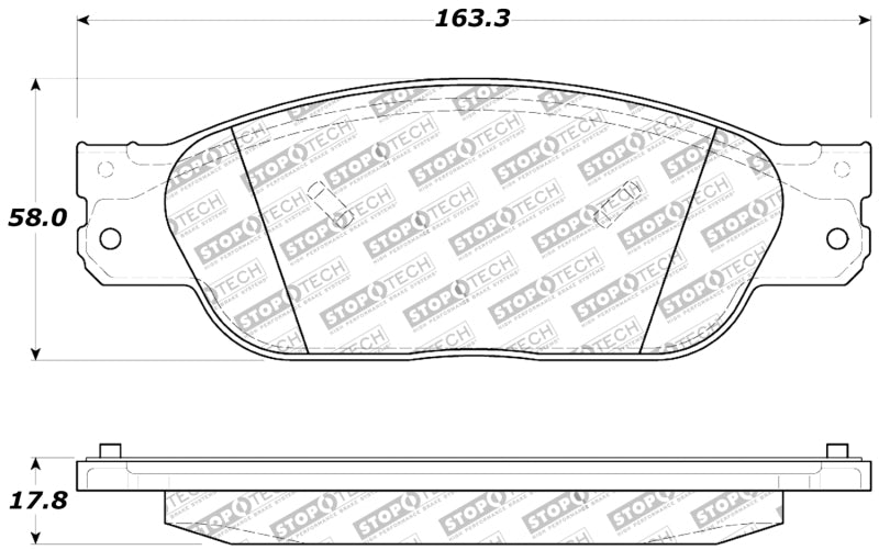 Stoptech 309.0805 Performance Brake Pads