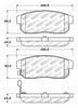 Stoptech 305.1008 04-11 Mazda RX-8 Street Select Rear Brake Pads