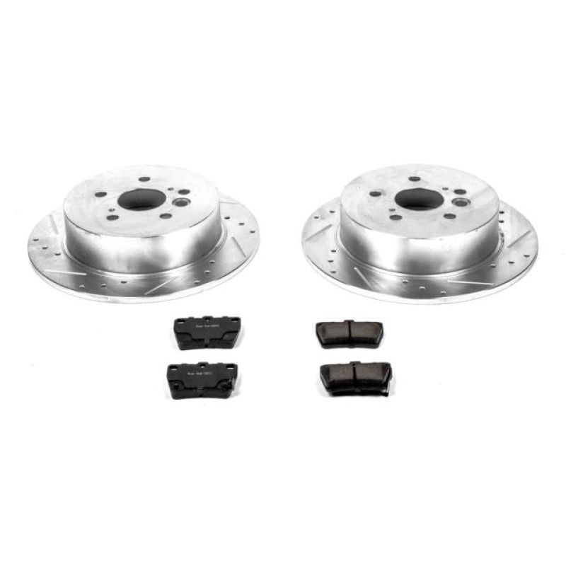 PowerStop K3028 fits Toyota 04-05 RAV4 Rear Z23 Evolution Sport Brake Kit