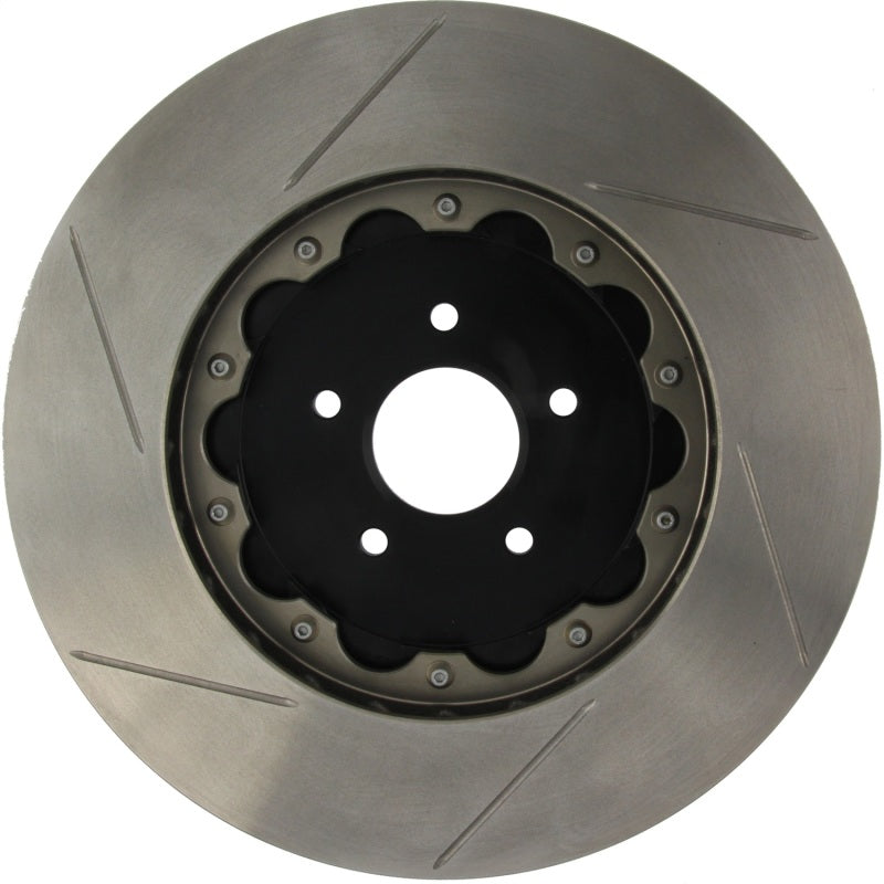 Stoptech 129.42104.13 09-11 Nissan GT-R Front Left Slotted Bare Iron 380x34mm AeroRotor Kit