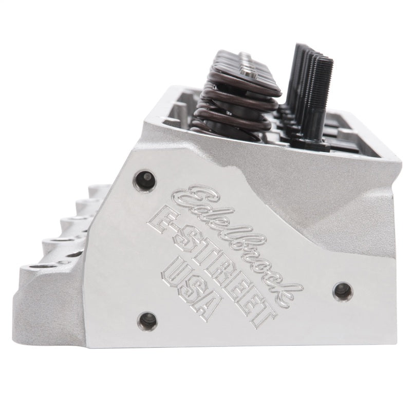 Edelbrock 5023 Cylinder Heads E-Street Sb-fits Ford w/ 1 90In Intake Valves Complete Packaged In Pairs