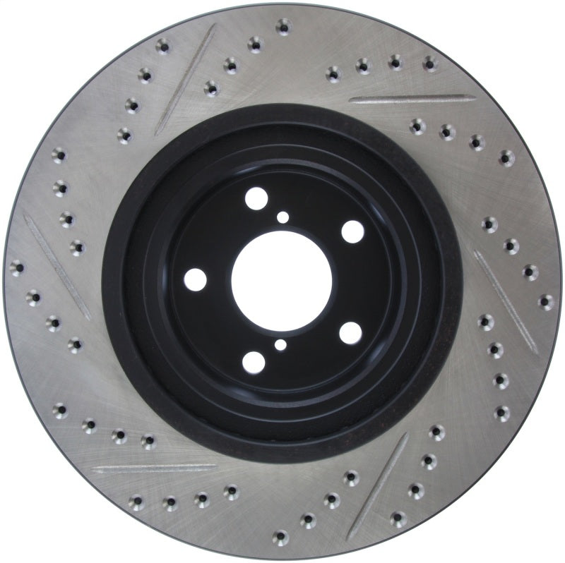 Stoptech 127.47021L Slotted & Drilled Sport Brake Rotor