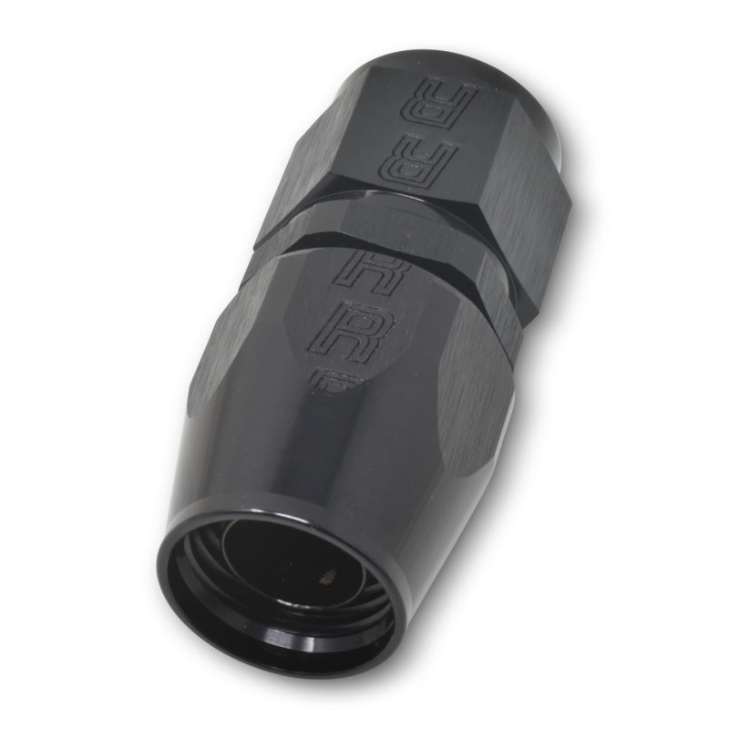 Russell 610025 Performance -6 AN Black Straight Full Flow Hose End
