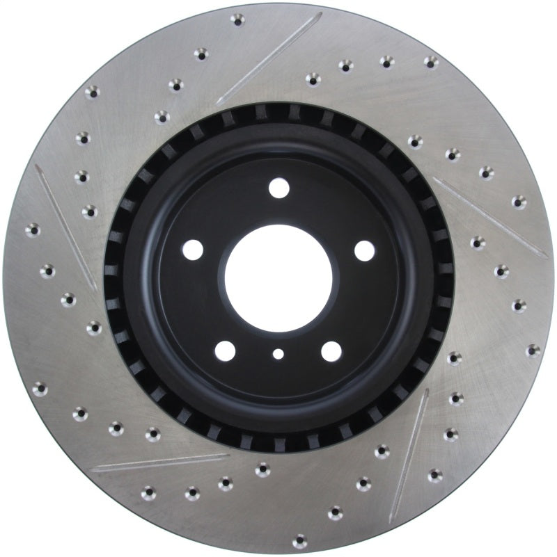 Stoptech 127.42076L Slotted & Drilled Sport Brake Rotor