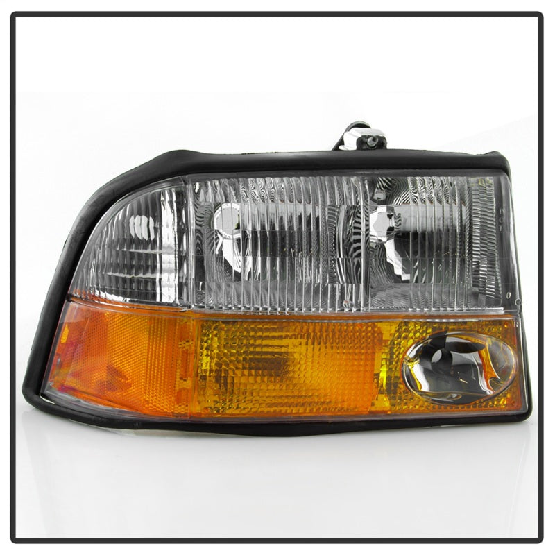 xTune 9042690 98-01 fits GMC Jimmy S15 (w/Fog Lights) OEM Headlights w/Amber Bu