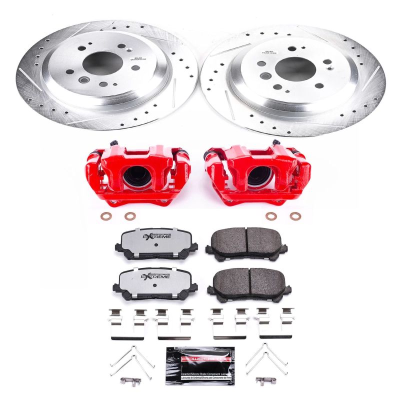 PowerStop KC7727 36 fits Honda Pilot Rear Z36 Truck & Tow Brake Kit w/Calipers