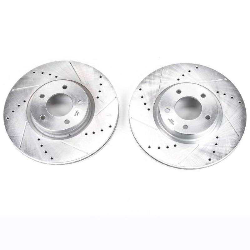PowerStop fits Mazda 07-13 3 Front Evolution Drilled & Slotted Rotors - Pair