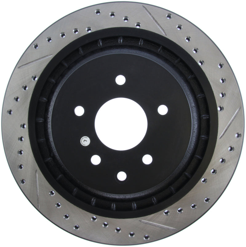 Stoptech 127.42101L fits Infiniti G37/Nissan 370Z Slotted/Drilled Rear-L Rotor