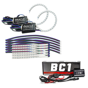 ORACLE Lighting 1348-335 Oracle 18-21 fits Ford Mustang DRL Upgrade w/ Halo Kit - ColorSHIFT w/ BC1 Controller