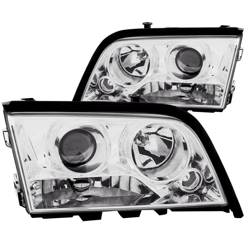 ANZO 121158 1900 Mercedes Benz C Class W202 Projector Headlights Chrome