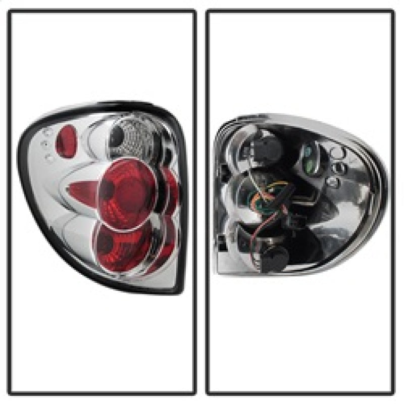 Spyder 5002228 fits Dodge 01-07 Caravan/fits Grand Caravan Euro Style Tail Ligh