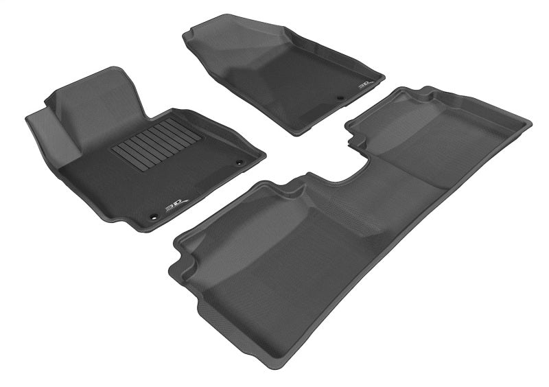 3D MAXpider 2019-2020 fits Hyundai Veloster Kagu 1st Row Floormat - Black