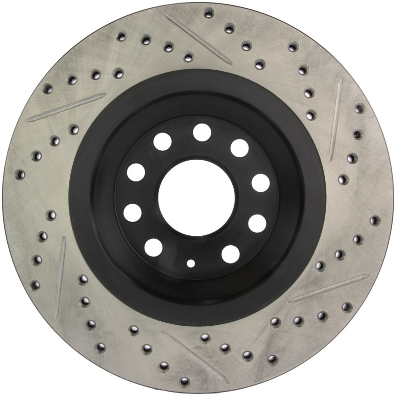 Stoptech 127.33113R 09 VW Passat CC / 06-09 Passat Slotted & Drilled Right Rear Rotor