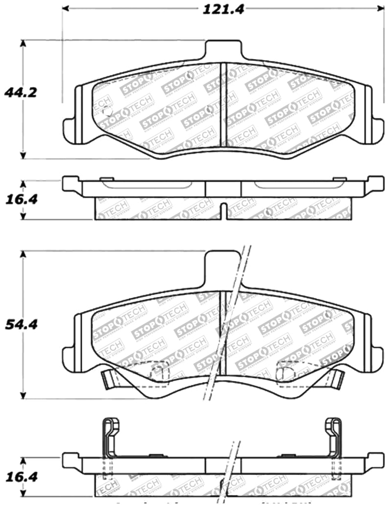 Stoptech 309.075 Performance Brake Pads
