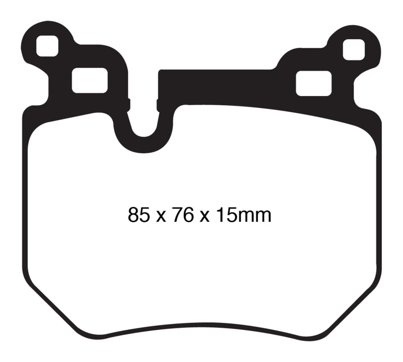 EBC DP21996 fits BMW 08-10 135 3.0 Twin Turbo Greenstuff Rear Brake Pads