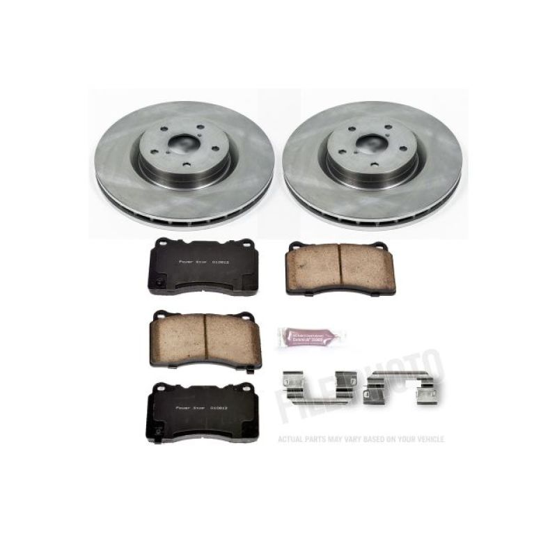 PowerStop KOE131 fits Subaru 05-14 Impreza Front Autospecialty Brake Kit