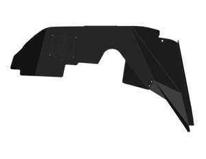 Road Armor 518LFFSB 18-20 fits Jeep Wrangler JL Stealth Front Fender Liner Body Armor - Blk Steel