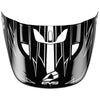 EVS HE21T3P50-VSRWH T3 Pinner Helmet Visor - Black/White