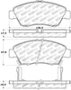 Stoptech 309.0621 Performance 02-06 Acura RSX Type S / 93-95 Civic Coupe / 04-05 Civic Si / 93-97 Civic Del