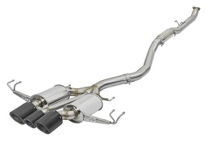 AFE 49-36616-C Takeda 2-1/2in to 2-1/4in 304SS Catback Dual-Exit Exhaust 17+ fi