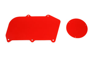 BMR FP005R A-Body Heater Delete Panel Aluminum (Non-A/C Vehicles Only) - Red