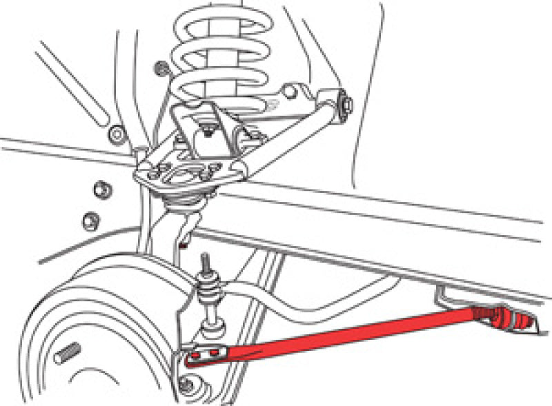 SPC Performance 94220 Mustang Adj. Caster Rod