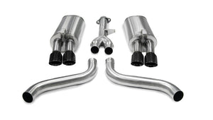 CORSA Performance 14115BLK Corsa 1986-1991 fits Chevrolet Corvette C4 5.7L V8 L98 Black Sport Cat-Back Exhaust