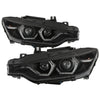Spyder 5086754 fits BMW 12-14 F30 3 Series 4DR Projector Headlights - Black PRO