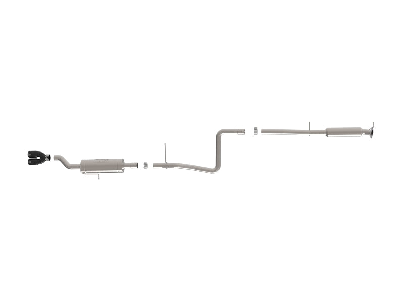 AFE 49-33134-B  Series 2 1/2in 304 SS Cat-Back 14-19 fits Ford Fiesta L4-1.6L w