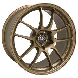 Enkei 460-895-6615TG PF01 18x9.5 5x114.3 15mm Offset 75mm Bore Titanium Gold Wheel (MOQ 40)