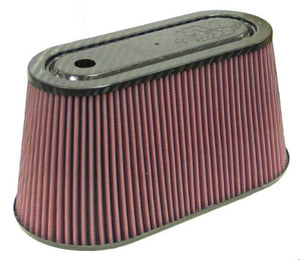 K&N Engineering RP-5070 K&N Universal Air Filter with Carbon Fiber Top & Base-6in Base O/S W x 3.938in Top O/S W x 6in H