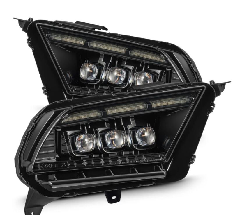 AlphaRex 880490 10-12 fits Ford Mustang NOVA-Series LED Proj. Headlights Alph