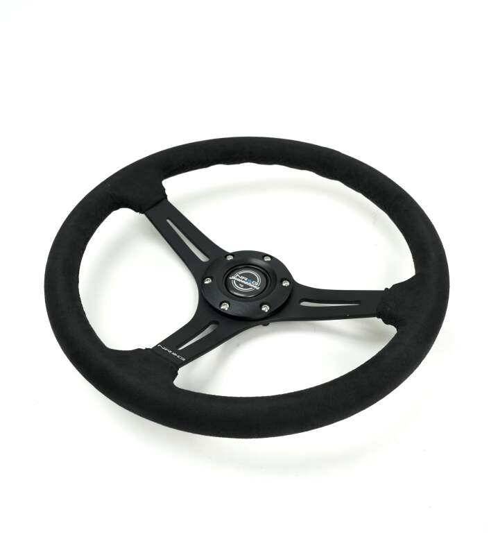 NRG RST-030SA RST-030SA Reinforced Micro Suede Racing Steering Wheel 350mm /