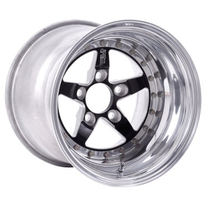 Weld  791B-510214 star 15x10 / 5x4.5 BP / 7.5in. BS Black Wheel - Non-Beadlock