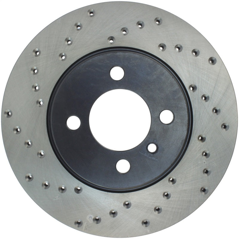 Stoptech 128.34018R Drilled Sport Brake Rotor