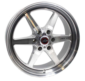 Race Star 93-090751SM 93 Truck Star 20x9 6x135bc 6.00bs Silver/Machined Wheel