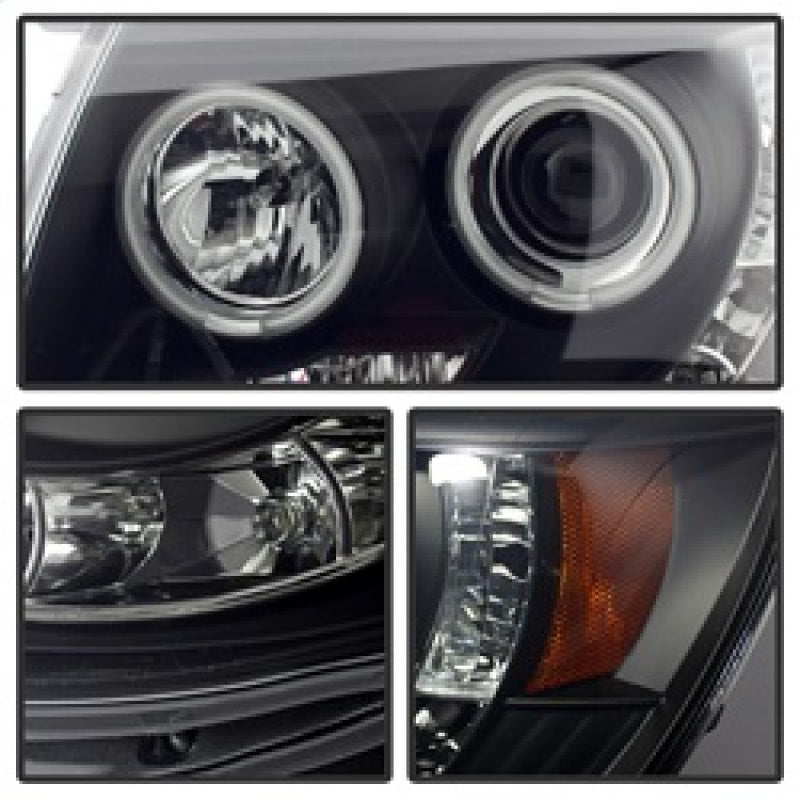 Spyder 5079046 fits Toyota 05-11 Tacoma Projector Headlights CCFL Halo LED Blk