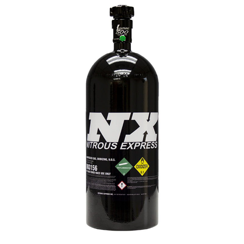 Nitrous Express 93046-10-B Dry Direct Port Nitrous Kit 4 Cyl w/10lb Black Bottle