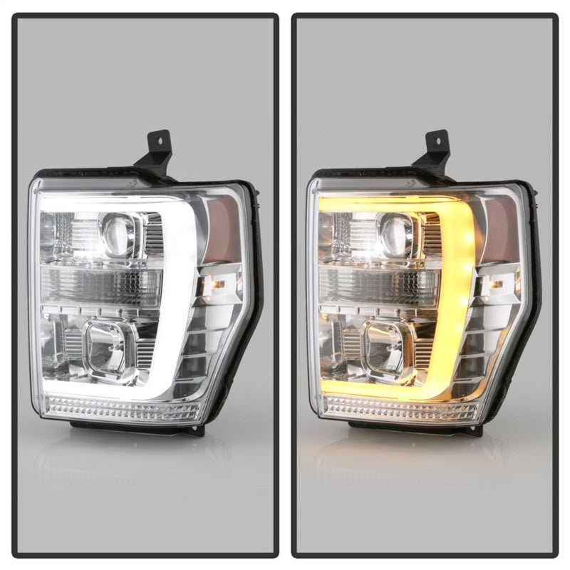 Spyder 5087744 fits Ford 08-10 F-250/350/450 V2 High-Power LED Headlights-Switc