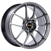 BBS RF519DBK RF 18x8.5 5x114.3 ET50 Diamond Black Wheel - 82mm PFS Required